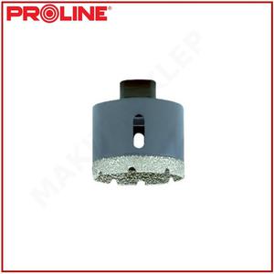 PROLINE 27251 Otwornica diamentowa 51mm na sucho (gres, ceramika, kamie) na szlifierk ktow M14 - 2846385084