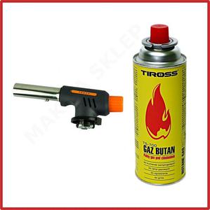 807-1 Palnik gazowy automatyczny + nabj gazowy TIROSS TS-700 pojemno 400ml - 2861465901