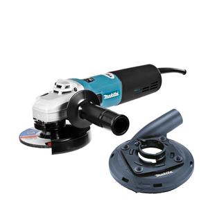 Zestaw MAKITA 9565HR + 122B42-7 Szlifierka ktowa 125mm 1100W M14 SJS + osona do szlifowania - 2861466029