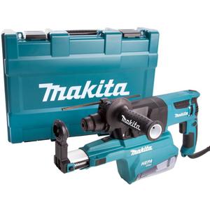 MAKITA HR2650 motowiertarka SDS-PLUS 800W 2,4J z odpylaniem z filtrem HEPA (moto-wiertarka z...