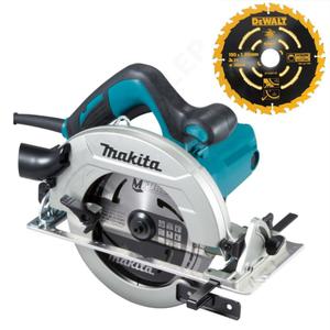 MAKITA HS7611 Rczna pilarka tarczowa 190mm 1600W + DEWALT DT10304-QZ tarcza pilarska do drewna 190mm 24 zby - 2876116604