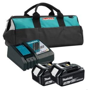 MAKITA DC18RC + 2 x BL1830 zestaw adowarka + 2 sztuki akumulatorw LI-ION 18V 3.0Ah orygina + torba PROMOCJA - 2861466441