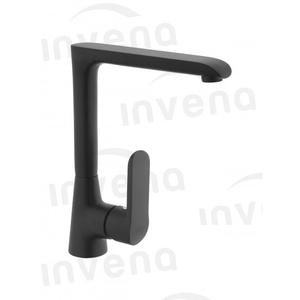 Invena Siros czarna bateria zlewozmywakowa BZ-90-L04A