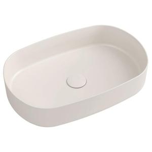 Isvea INFINITY OVAL umywalka ceramiczna nablatowa 55x36 cm Ivory 10NF65055-2K - 2870605313