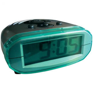 Zegar budzik LCD czas komunikowany g - 2862438916