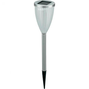 Lampa LED Solarna 50cm INOX ogrodowa IP44 do 8H - 2862439087