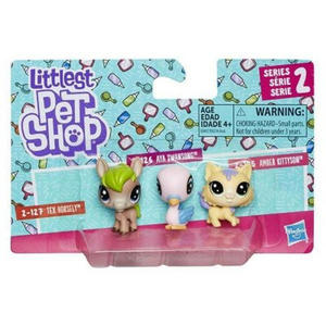 Littlest Pet Shop - 3-pak zwierzak - 2862441362