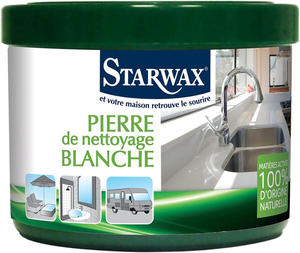 STARWAX Pierre de Nettoyage Blanche 100% d'Origine Naturelle - 2862443519