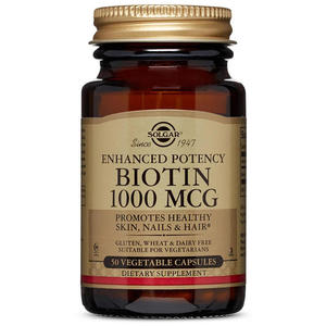 solgar Enhanced Potency Biotin 1000mcg 50 tablete - 2862443544