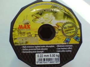 yka spinningowa SPIN 0,22mm 5,50kg 150m made in Germany ! - 2846609812