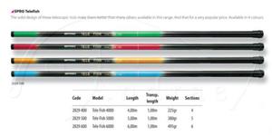 SPRO bat wdzisko teleskopowe 5,00m (blue) TELE FISH !