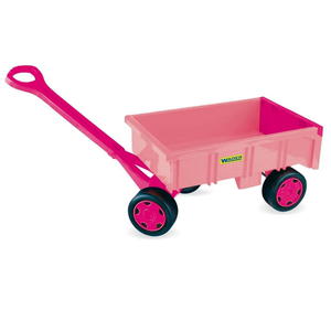 Wader Wózek przyczepa 95 cm Gigant różowa luzem - 2874782402