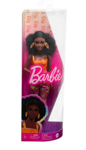 Lalka Barbie Fashionistas z krconymi wosami niska - 2875529206