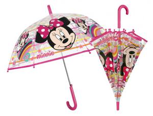 DZIECICA PARASOLKA PRZEZROCZYSTA MYSZKA MINNIE - 2859661945