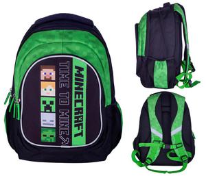 Plecak szkolny trzykomorowy Astra Minecraft Alex & Steven - 2874715511