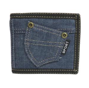 Portfel modzieowy sportowy JEANS granatowy DH-312 - 2870164852