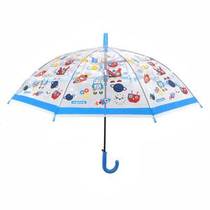 Dziecica przezroczysta automatyczna parasolka z gwizdkiem, roboty - 2873944765