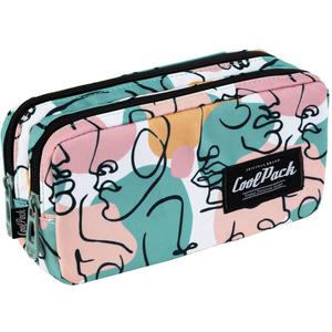 Pirnik szkolny dwukomorowy saszetka Coolpack Primo ART DECO - 2878664215