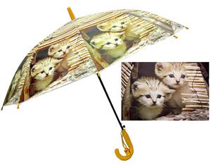 Dziecica dua automatyczna parasolka z gwizdkiem, kotki - 2876289579