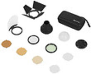 Zestaw akcesoriw Quadralite do lamp Stroboss V1 oraz Reporter 200 TTL (Round Head Accessory Kit) - 2865460483