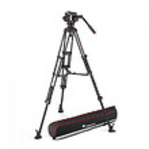 Statyw wideo Manfrotto Twin Alu + gowica video 504X + torba /MVK504XTWINMA ze rodkow rozprk - 2865459444