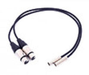 Zestaw 2 przewodw mini-XLR mski - XLR eski - Blackmagic Design Video Assist Mini XLR - 2874196552