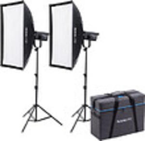 Lampa Nanlite FS-300B Bi-Colour 2 light kit with stand - 2878577517