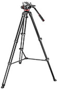 Statyw wideo Manfrotto Twin Telescopic 502AM + gowica video PRO 502A + futera/MVK502AM-1