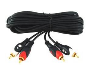 Kabel 2*RCA HQ krokodyl 5,0m - 2832771255