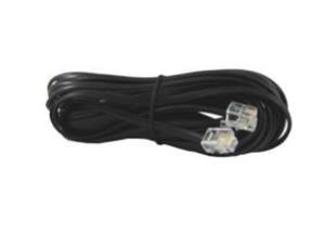 Kabel telefoniczny 7m czarny - 2832772477