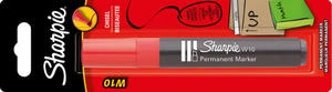 Marker permanentny W10 czerwony SHARPIE - 2859234311