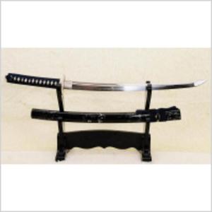 MIECZ SAMURAJSKI WAKIZASHI HONSANMAI DO TRENINGU, STAL WYSOKOWGLOWA 1095 i WARSTWOWANA, HARTOWANA GLINK R840 - 2825952484