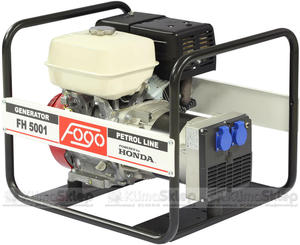 Agregat prdotwrczy FOGO FH 5001 (moc 4,5kW - 4,5kVA - 230V - silnik HONDA) - 2824749344