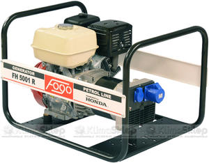 Agregat prdotwrczy FOGO FH 5001 R (moc 4,5kW - 4,5kVA - 230V - silnik HONDA) - 2824749362