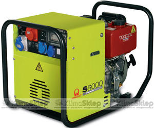 Agregat prdotwrczy PRAMAC S6000 400V (moc 4,5kW - 5,6kVA - silnik Yanmar) - 2824750207