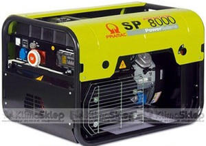 Agregat prdotwrczy PRAMAC SP8000 rczny AVR 400V (moc 5,4kW - 6,8kVA - silnik Honda) - 2844103388