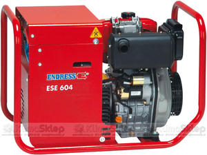 Agregat prdotwrczy ENDRESS ESE 604 YS ES DI (moc 5,3kW - 5,9kVA - 230V - silnik YANMAR) - 2836907845