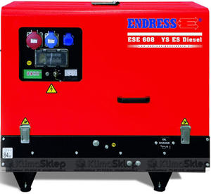 Agregat prdotwrczy ENDRESS ESE 608 YS-GT ES ISO DI (moc 5,4kW - 6kVA - 230V - silnik YANMAR) - 2836907854