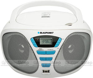 Boombox Blaupunkt BB5WH - radioodtwarzacz z CD / MP3 / USB / AUX / FM PLL - 2842294195