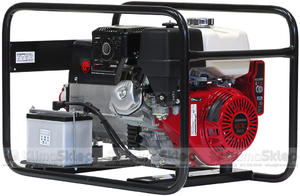 Agregat prdotwrczy Europower EP 6500 TE + olej Honda 10W-30 (5,1kW - 6,5kVA - 400V - HONDA) - 2842672605