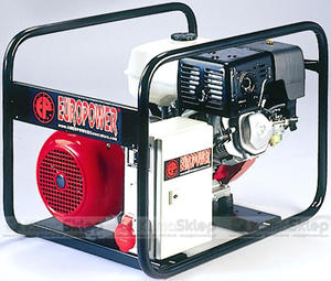 Agregat prdotwrczy Europower EP 6000 IP54 + olej Honda 10W-30 (5,5kW - 5,5kVA - 230V - HONDA) - 2843392528