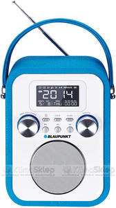 Przenony radioodtwarzacz Blaupunkt PP20BL - SD / USB / AUX / ZEGAR / ALARM z akumulatorem