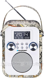Przenośny radioodtwarzacz Blaupunkt PP20MP - SD / USB / AUX / ZEGAR / ALARM z akumulatorem