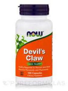 Diabelski Pazur (Devil`s Claw) 500mg - 100kaps - Now Foods - 2845215615