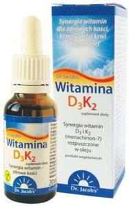 Witamina D3 K2 Krople - 20ml - Dr. Jacobs - 2847791743