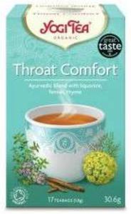 Herbatka Na GardÃÂo Throat Comfort Bio - 17x1,9g 32,3g - Yogi Tea