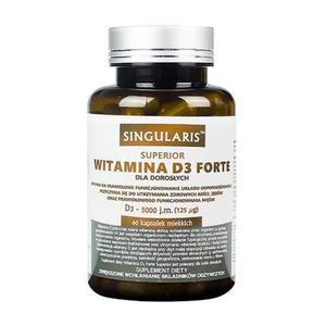 Witamina D3 Forte 4000 j.m. - 60kaps - Singularis - 2866083110