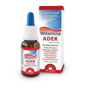 Witamina A D E K Krople - 20ml - Dr. Jacobs - 2860627851