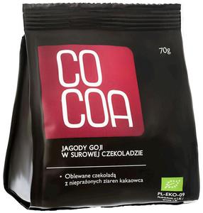 Jagody Goji w Surowej Czekoladzie Bio - 70g - Cocoa - 2862740491