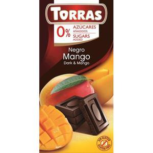 Czekolada Gorzka z Mango Bez Cukru - 75g - Torras - 2867675205